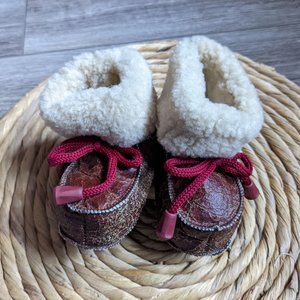 NWOT Baby (12M*) - Handmade Distressed Booties